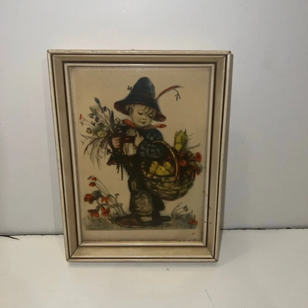 Hummel Print Voices of Spring 1943 Print Framed